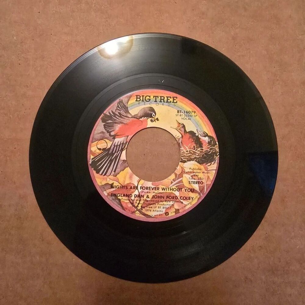England Dan & John Ford Coley Nights are forever without you/showboat gambler